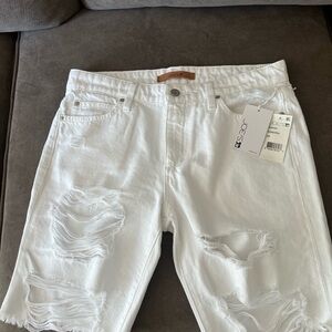 Joe's Jeans White Denim Shorts